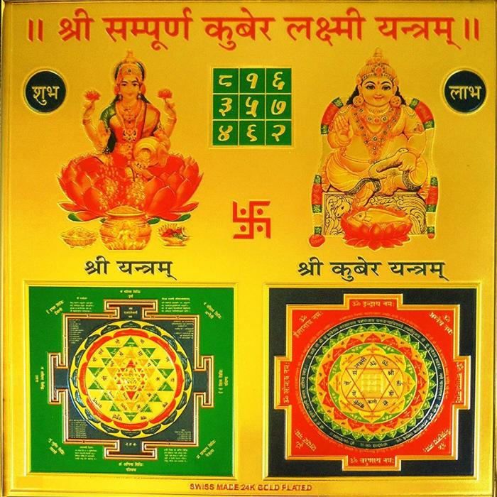 Shri Kuber Lakshmi Yantra / श्री कुबेर लक्ष्मी यंत्र